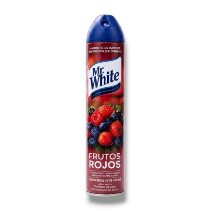 AMBIENTADOR MR WHITE FRUTOS ROJOS 400 ML